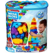 Mega Bloks Classic Big Building Bag,80 Pieces - USED